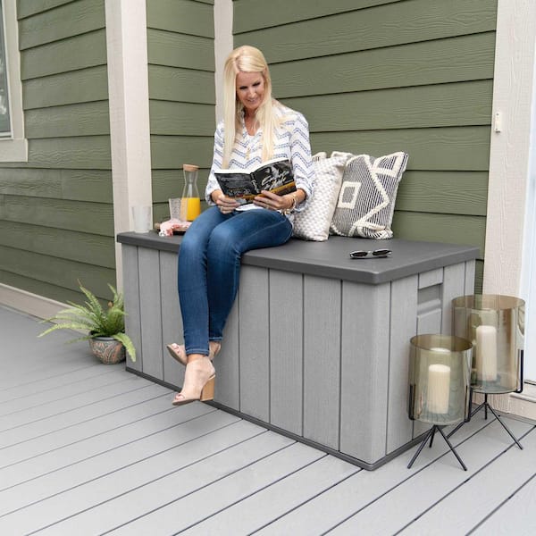 Lifetime 150 Gallon Outdoor Storage Deck Box