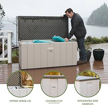 Lifetime 150 Gallon Outdoor Storage Box