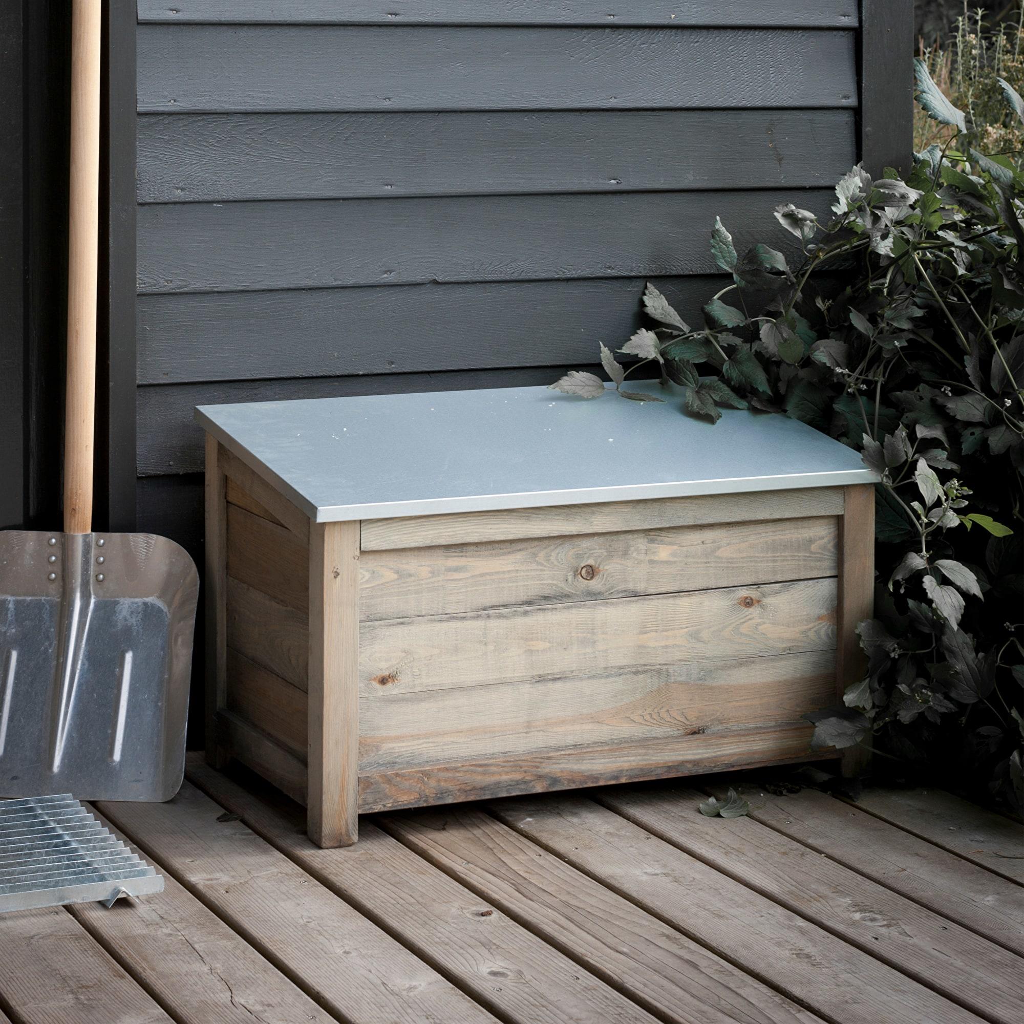 Wooden Garden Storage Box