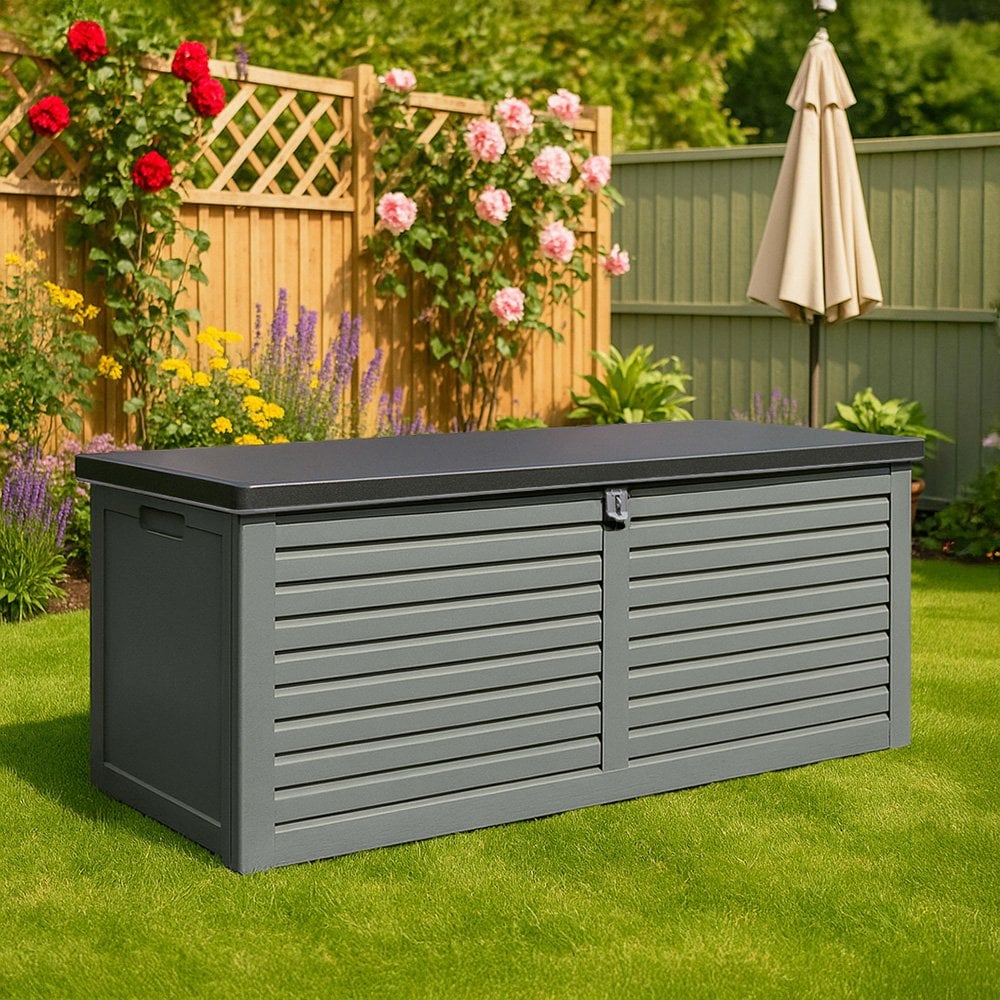Outdoor Plastic Garden Storage Box 390L