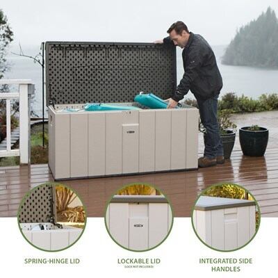 Lifetime 150 Gallon Outdoor Storage Box