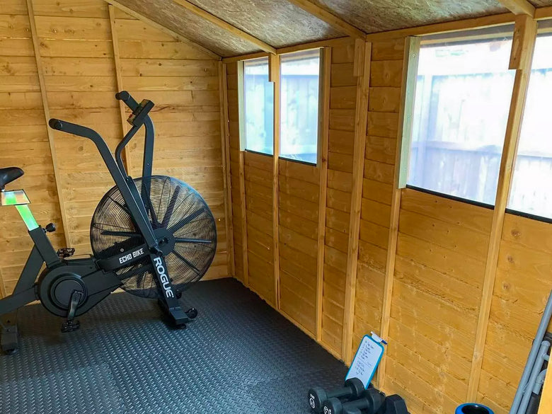 Multi Functional Garden Gym With Storage Wall