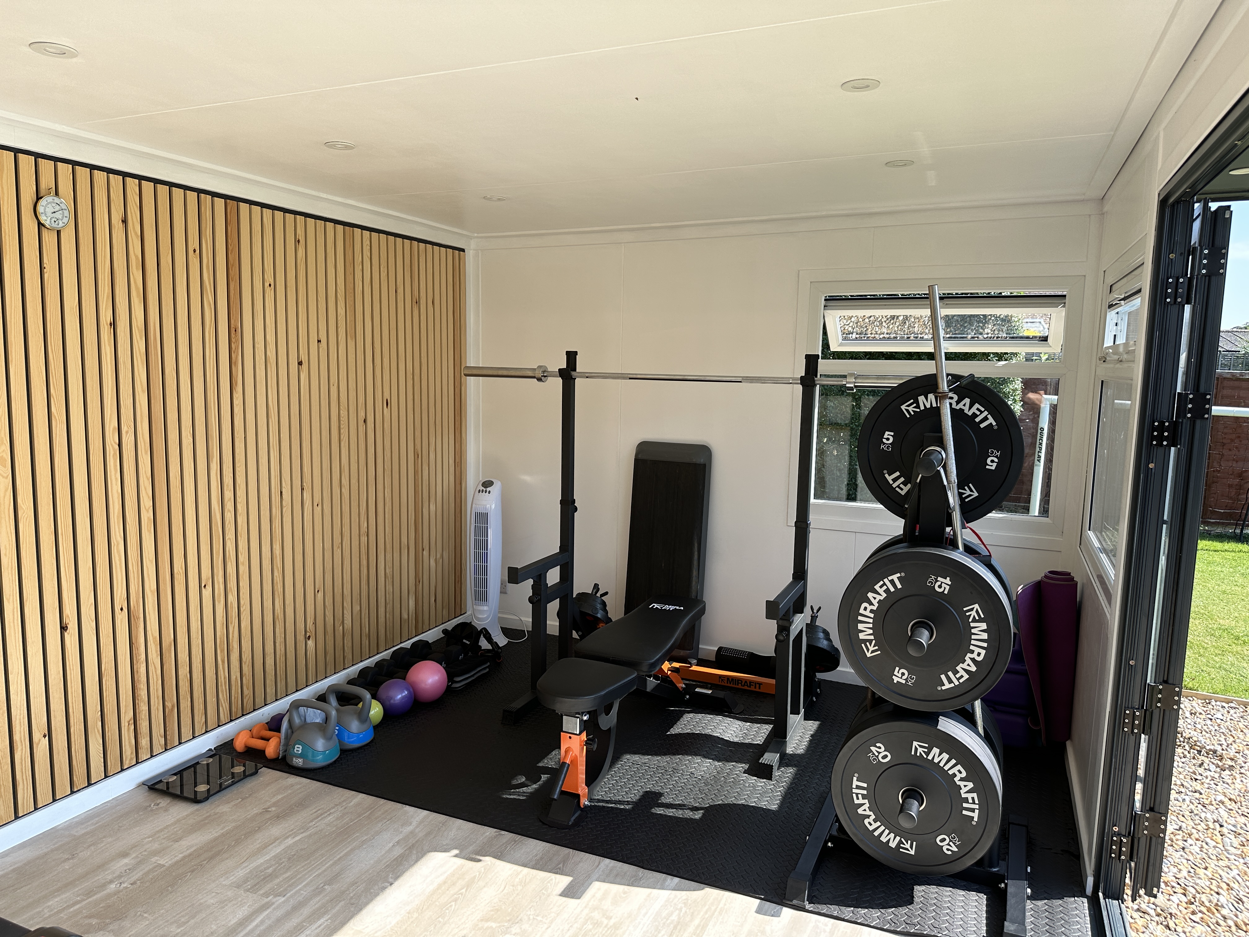 Garden Gym Room with Equipment Storage