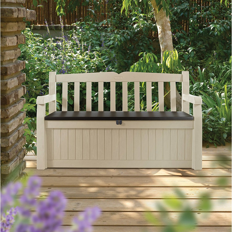 Keter Eden Bench 265L Outdoor Storage Bench