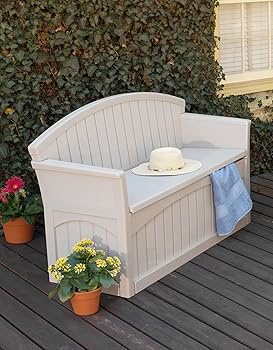 Suncast 50 Gallon Patio Storage Bench
