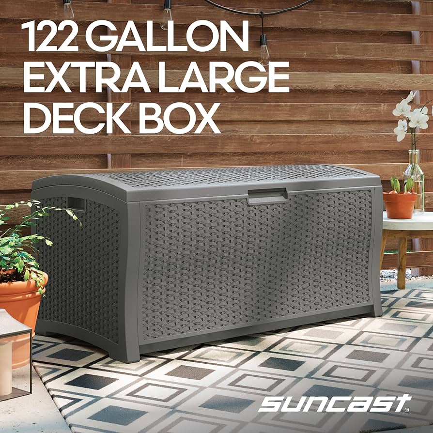 Suncast Kensington Resin Deck Box