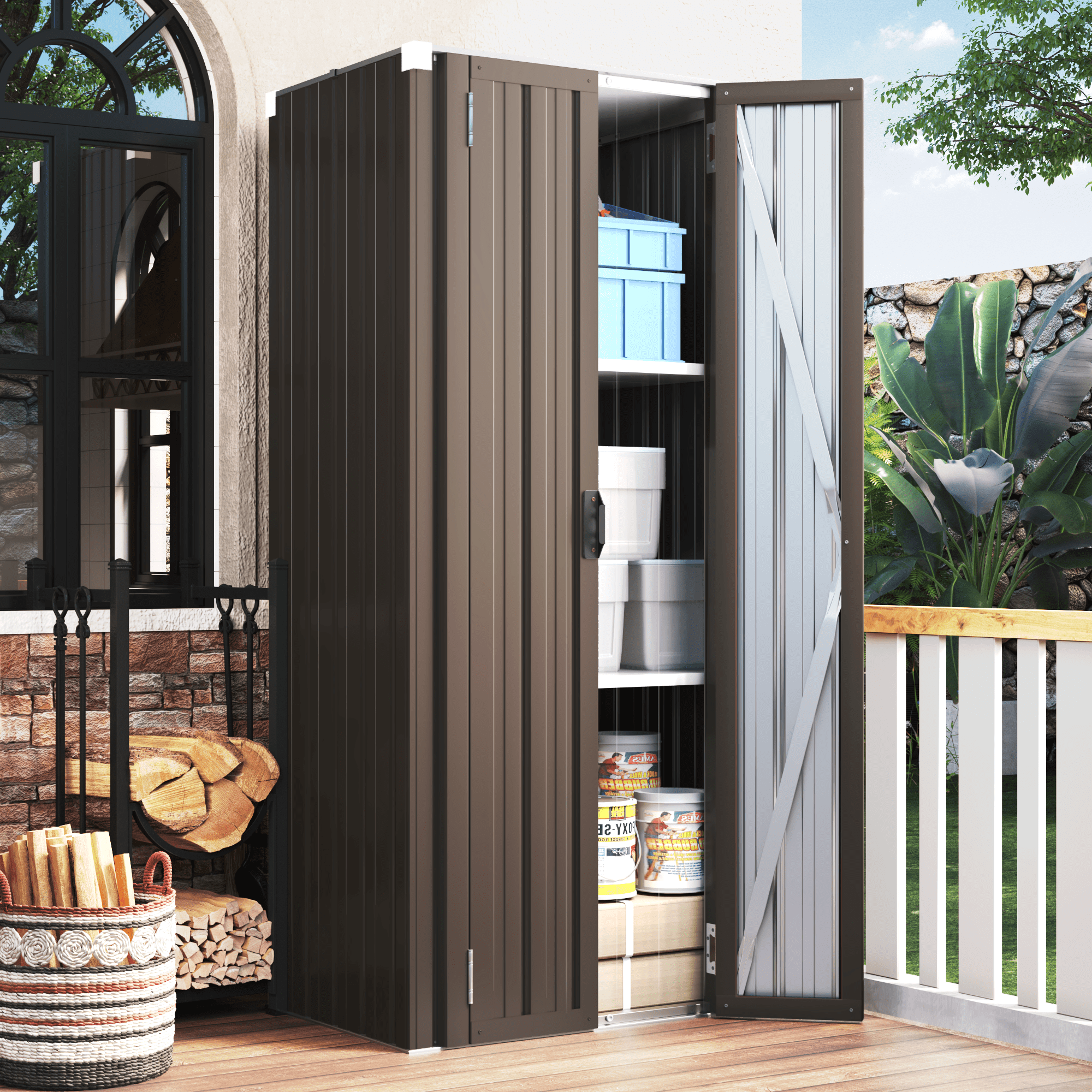 Metal Outdoor Storage Cabinet