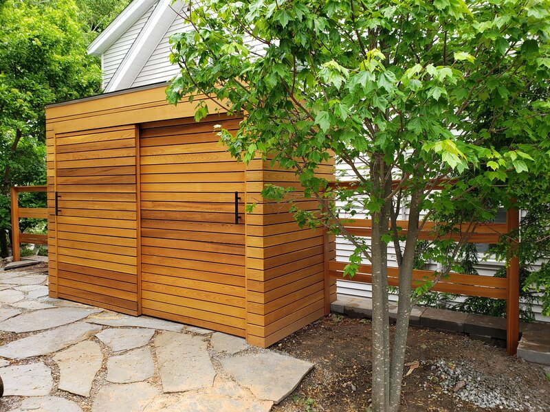Wooden Bike Storage Shed