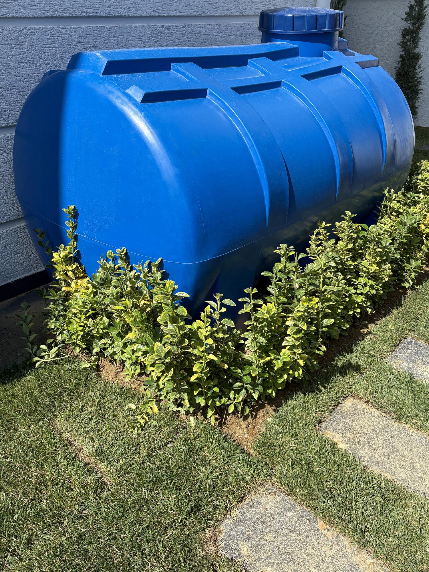 Above Ground Plastic Rainwater Tank