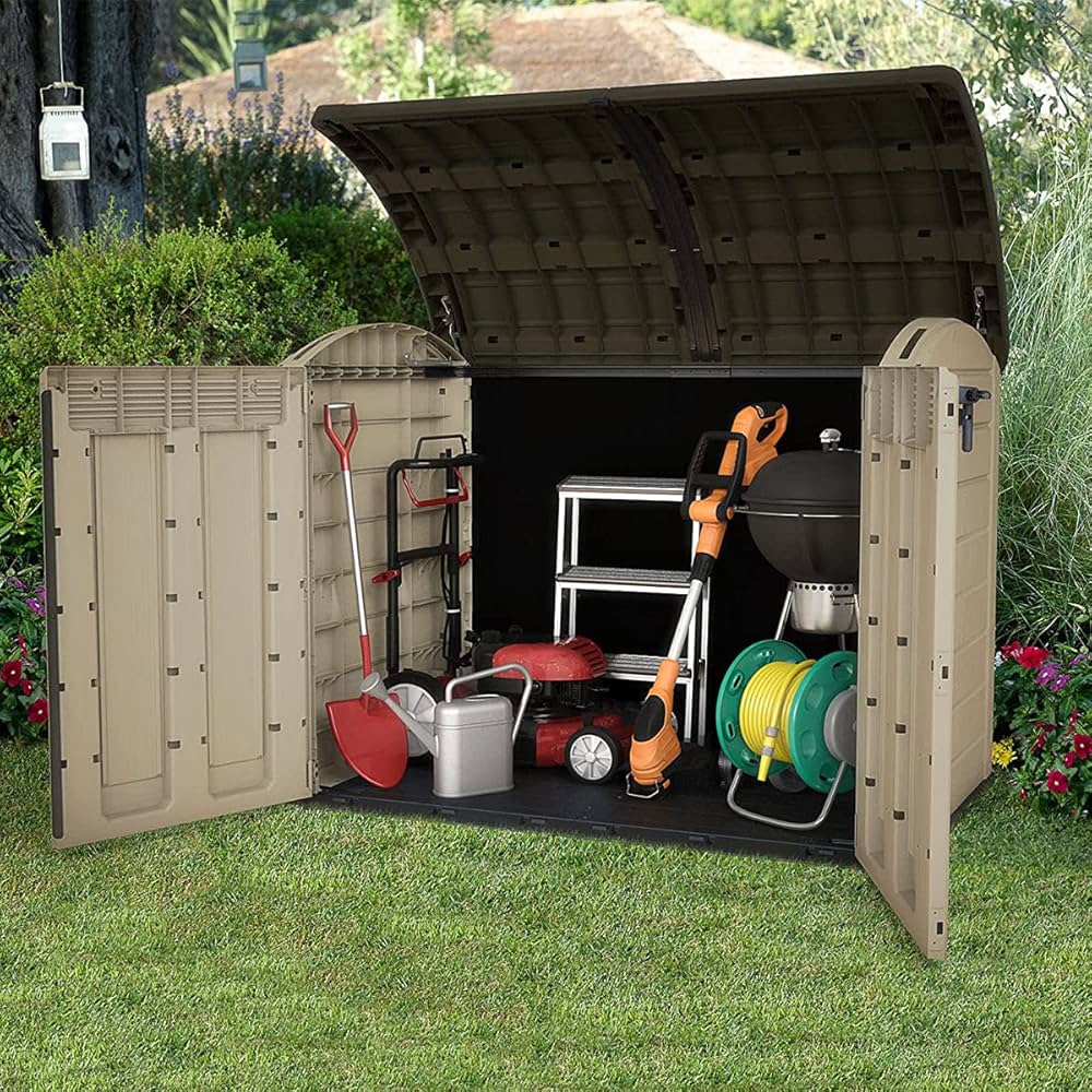 Plastic Resin Garden Storage Shed