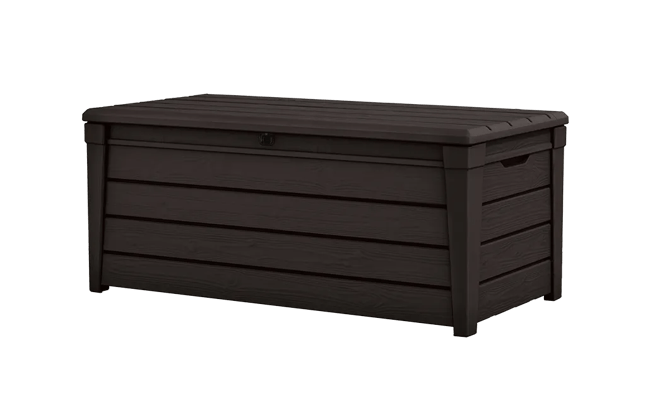 Keter Brightwood 120 Gallon Resin Deck Box