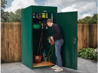 Metal Tool Chest for Outdoor Use