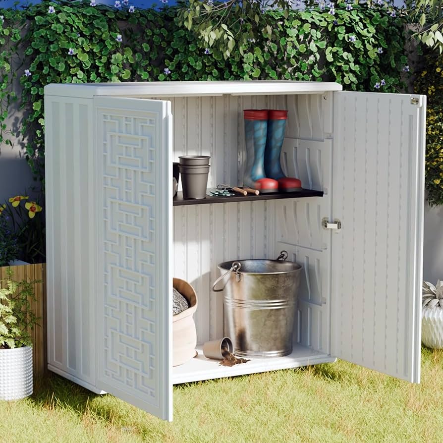 Outdoor Storage Cabinet with Lockable