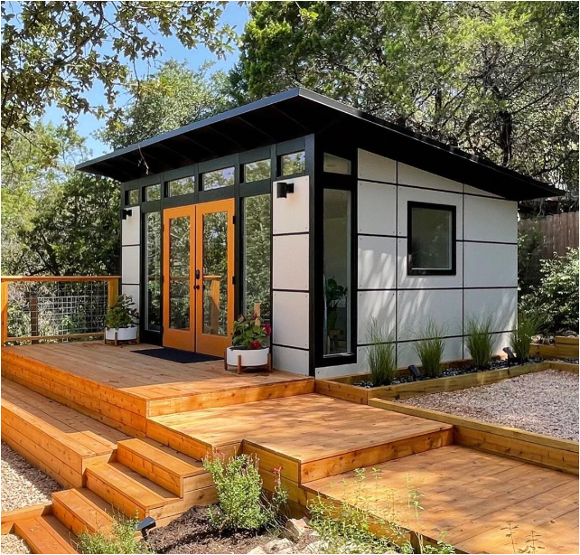 Modern Studio Style Garden Shed