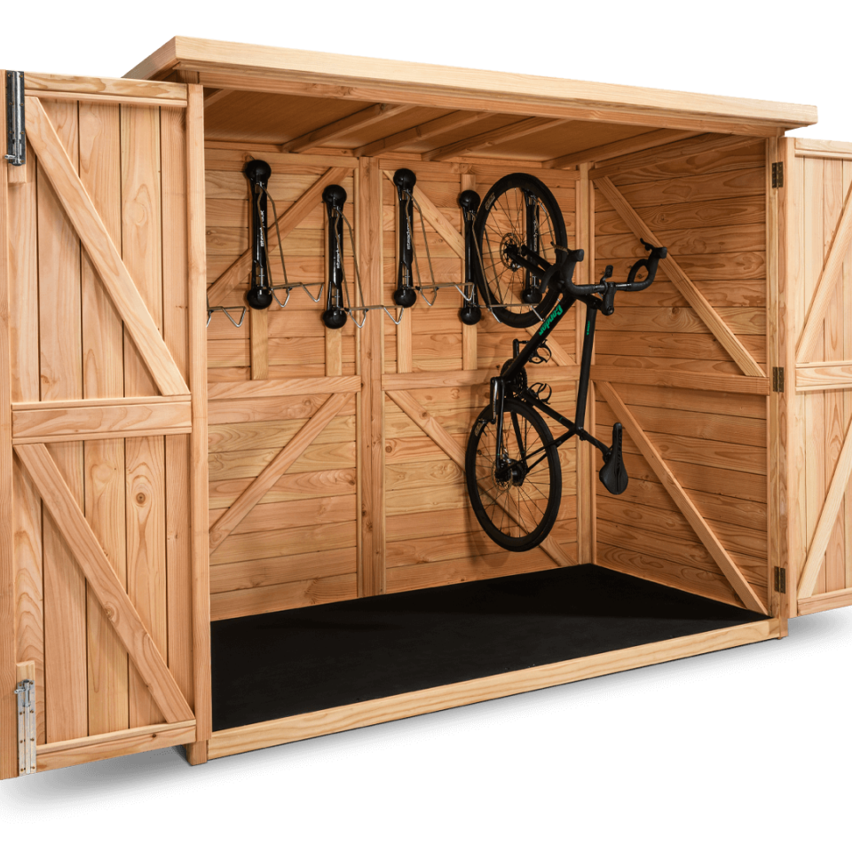 Vertical Bike and Tool Storage