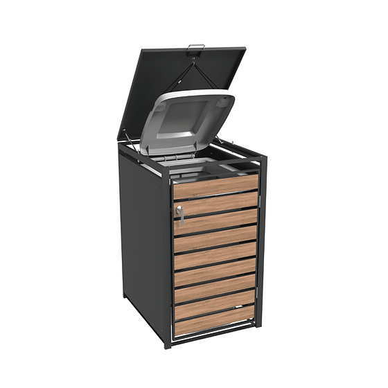 Compact Single Bin Storage Cabinet