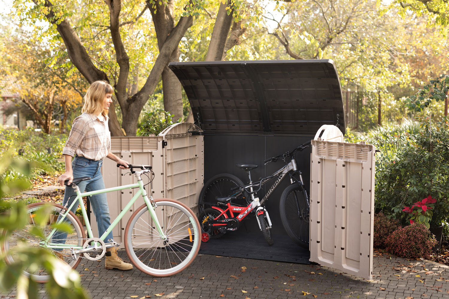 Plastic Resin Bike Storage Box