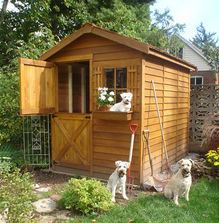 Compact Wooden Garden Storage Shed