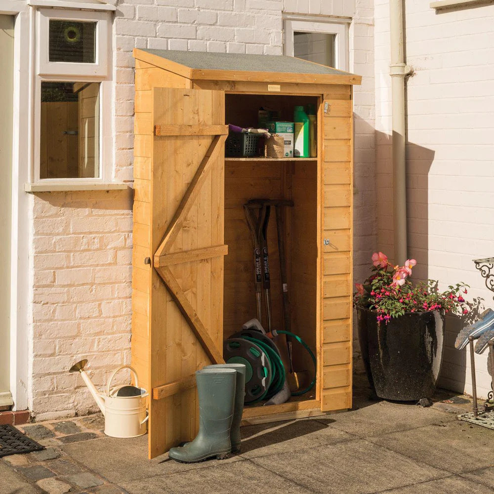 Compact garden shed for tight spaces