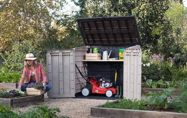 Outdoor Plastic Garden Storage Box 390L