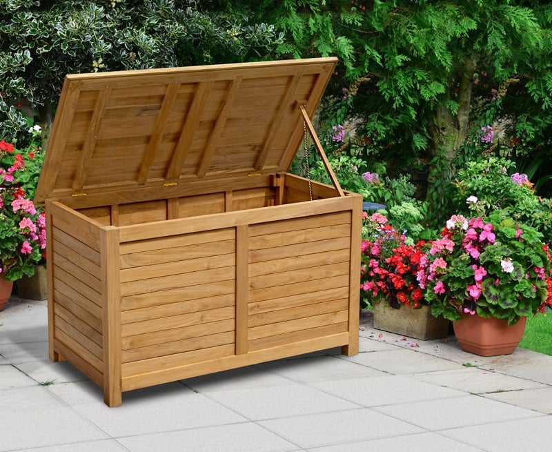 Wooden Garden Storage Chest