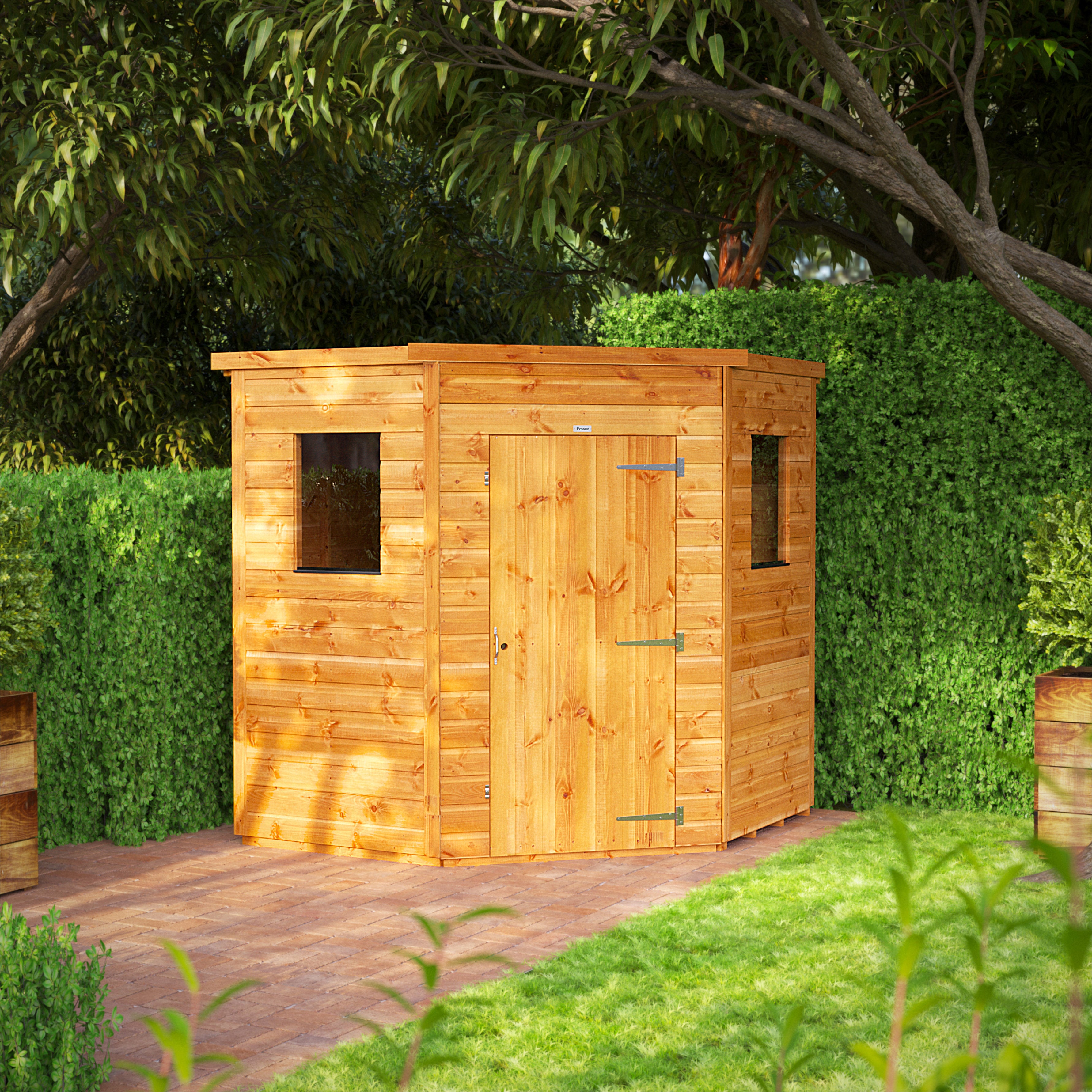 Corner Garden Shed