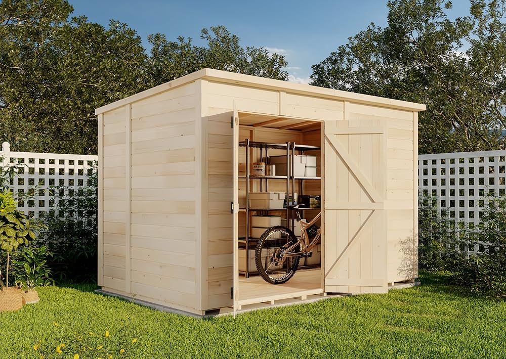 Compact Pent Roof Storage Shed